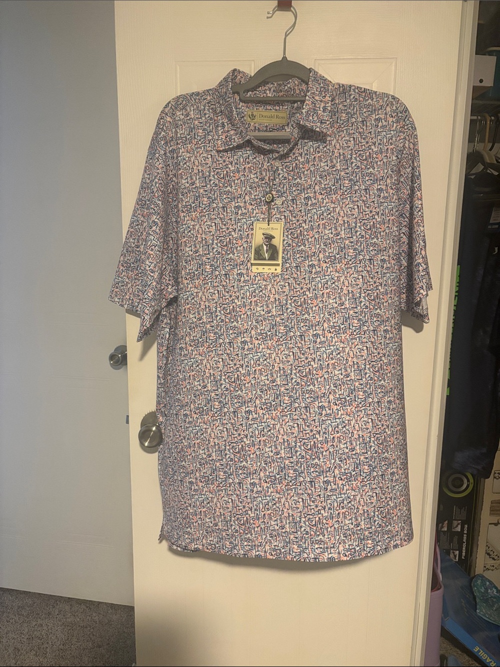 Brand new Donald Ross, golf shirt Sz L